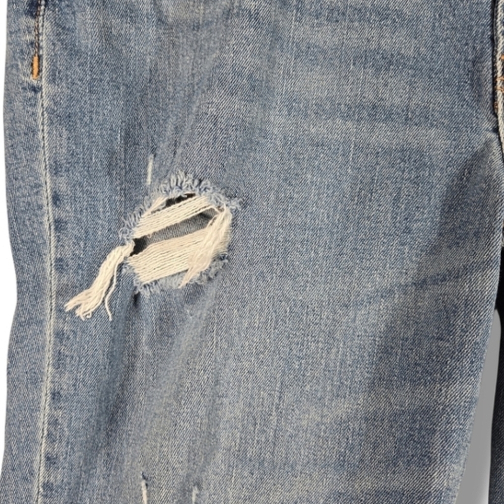 Old Navy High Rise OG Straight Jean Distressed Secret Smooth Pocket Size 18 - Picture 10 of 13
